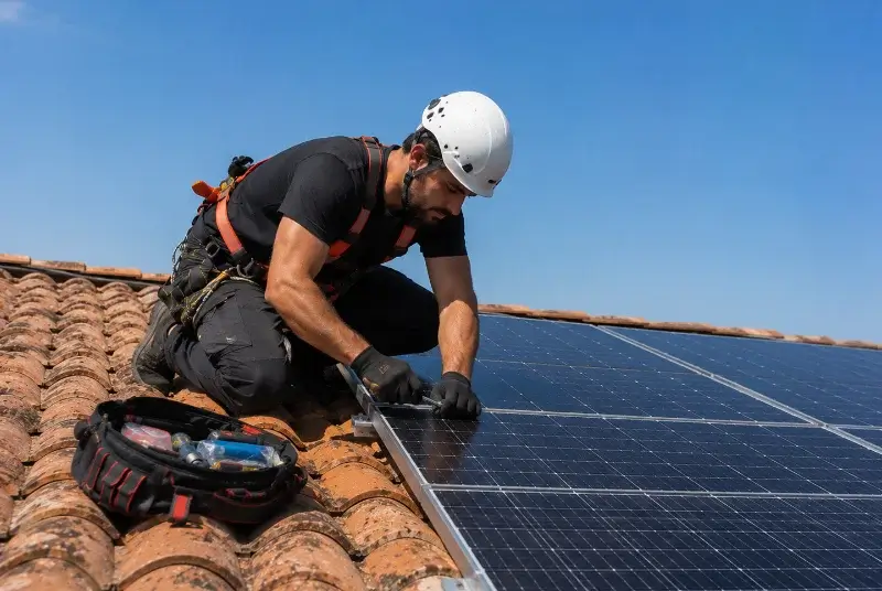 Maintenance et monitoring de panneaux solaires à Labessière-Candeil