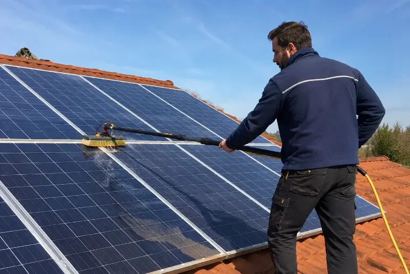 Nettoyage et entretien de panneaux solaires à Labessière-Candeil